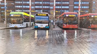 Het bus en trein vervoer in Haarlem 09-11-2022