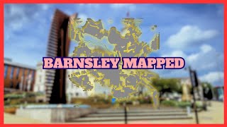 England | Barnsley & the Surrounding Area Mapped | River Dearne, Hoyland, & more!