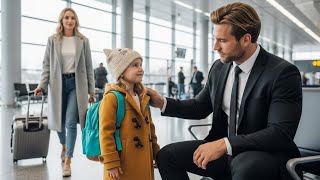 Are You Lost Too, Mister” The Little Girl Asked the Lonely CEO at the Airport — His Reply Shocked..