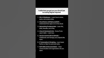Top IT Skills to Get Your First Job 💻🔥 | No Coding Degree Needed | Learn & Start Your Tech Career 🚀
