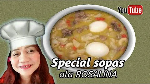 Special Sopas ala Rosalina