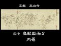 鳥獣人物戯画　丙巻　「Animal-person Caricatures３」