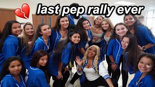 my last high school pep rally ever