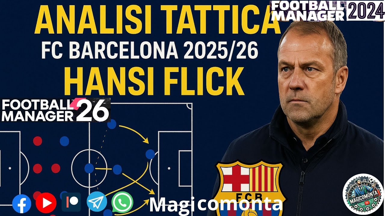 FM 24/FM 26 БАРСЕЛОНА ОТ ХАНСИ ФЛИКА 25/26 - ТАКТИЧЕСКИЙ АНАЛИЗ - ITA - MAGICOMONTA