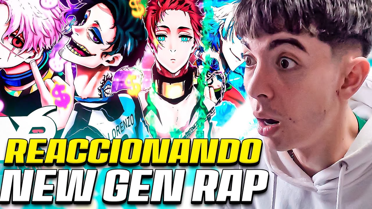 REACCIONANDO AL RAP DE LOS NEW GEN| BLUE LOCK| MEGAR