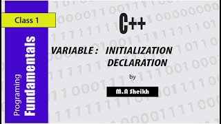 Initialization and Declaration of a variable in C++| Programming in Dev C++ Embarcadero version 6.3.
