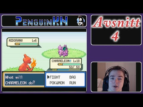 Let's Play Pokémon FireRed Version - Avsnitt 4 - Nidoran vart är du?