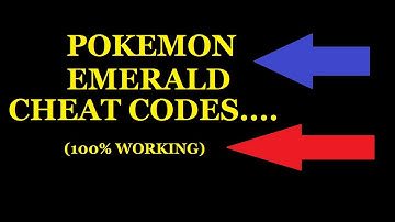 HOW TO GET CHEAT CODES OF POKEMON EMERALD