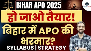 How to crack Bihar APO in first Attempt? | Strategy | Syllabus | Vacancy कब? | Target for IQ