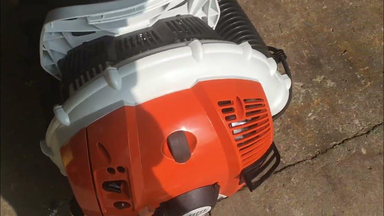Stihl Br 600 review and starting procedure. YouTube