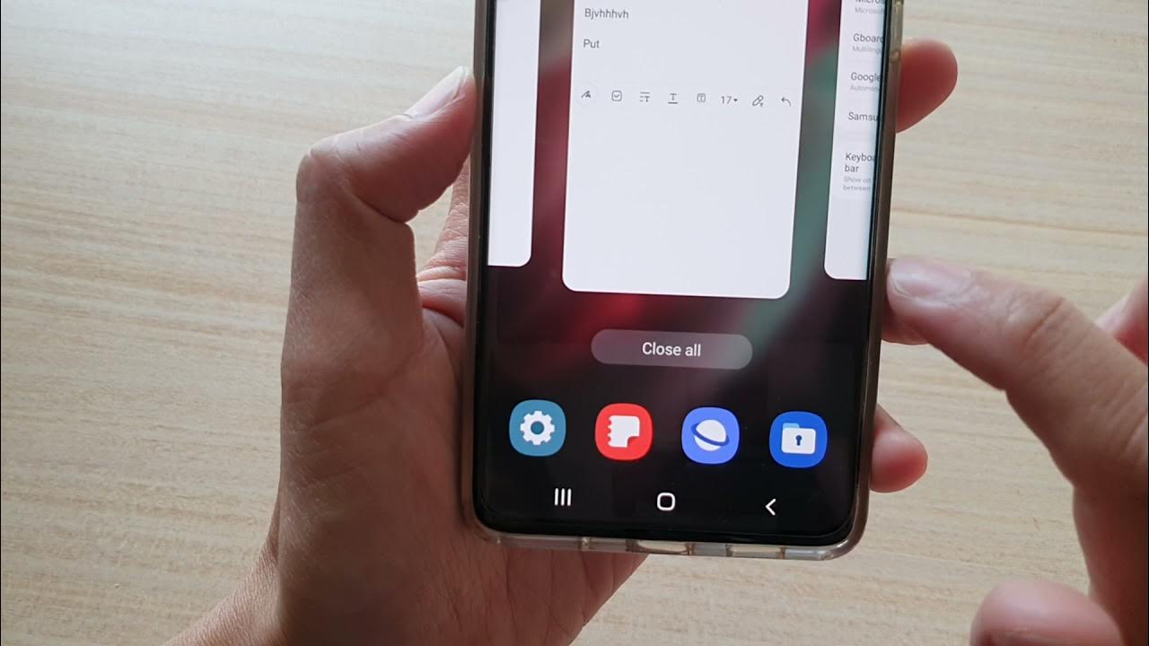 Galaxy S21/Ultra/Plus How to Enable/Disable Keyboard Button On