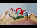 Build A Smart Wall Mounted Fold Workbench For Workshop | Tips To Build Folding Table Very Easy