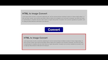 HTML to Image Convert jQuery Plugin