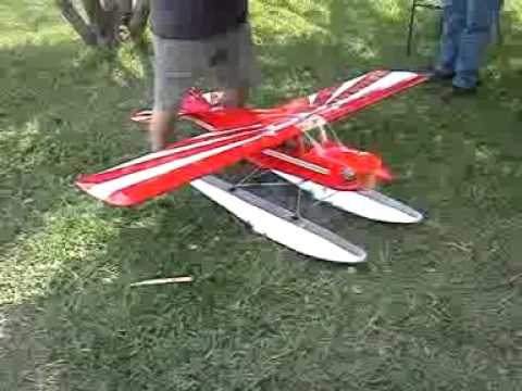 Super Decathlon on floats - YouTube