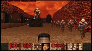 Doom 2 - Fallen Leaves (Map 3 - The Inner Circle): Ultra Violence 100% (Author: Bri)