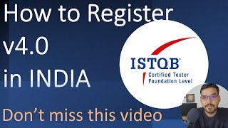 ISTQB version 4 complete details  | How to Register for version 4 screenshot 1