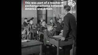 American Teacher in Britain (1947)   #history  #interesting #funny  #shorts