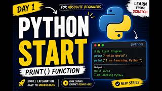 Python for Beginners|Day 1|The study verse Net Worth