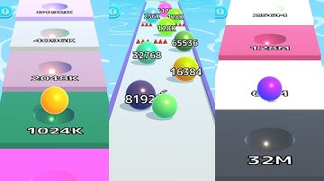 Ball Run Infinity 2048K 32M 128M - Mobile Gameplay Android iOS