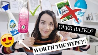 THE BEST AND WORST CLEANING PRODUCTS! | MY FAVOURITE CLEANING PRODUCTS UK