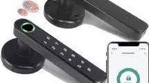 A - z Tuya smart door lock installation and configuration For beginner and pro . #tuya #smartuya