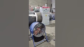 #installation #dryer #rotary #wood #particles 👍Jingying 1.2*15m rotary drum dryer pellet making line