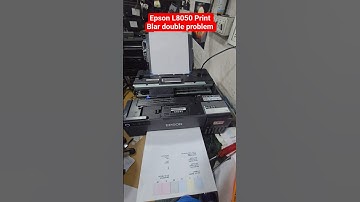 Epson L8050 L18050 painting blur double test matter problem #Doublepprinting #blurprinting