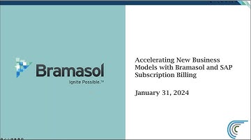 Accelerate Recurring Revenue Models with Bramasol and SAP Subscription Billing