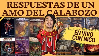 Respuesta de un Amo del Calabozo Nico Sateler #2 D&D Español: Comunidad Rolera Pregunta/Respuesta