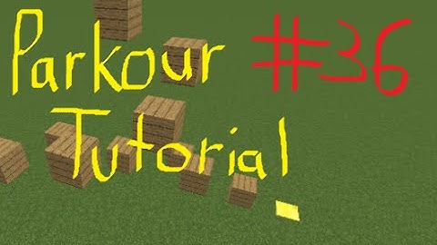 Minecraft Tutorial: How to build a Parkour - EP36