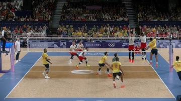 Volleyball Brazil Darlan Souza Amazing in Poland - Brazil 2024 Paris Olympics