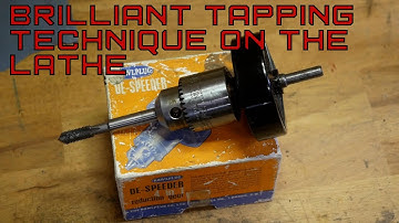 Brilliant Tapping Trick on the Lathe