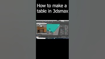How to make a computer table in 3dsmax #tutorial #shots #3dsmax
