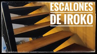 🔝Como hacer, Escalones de madera de Iroko