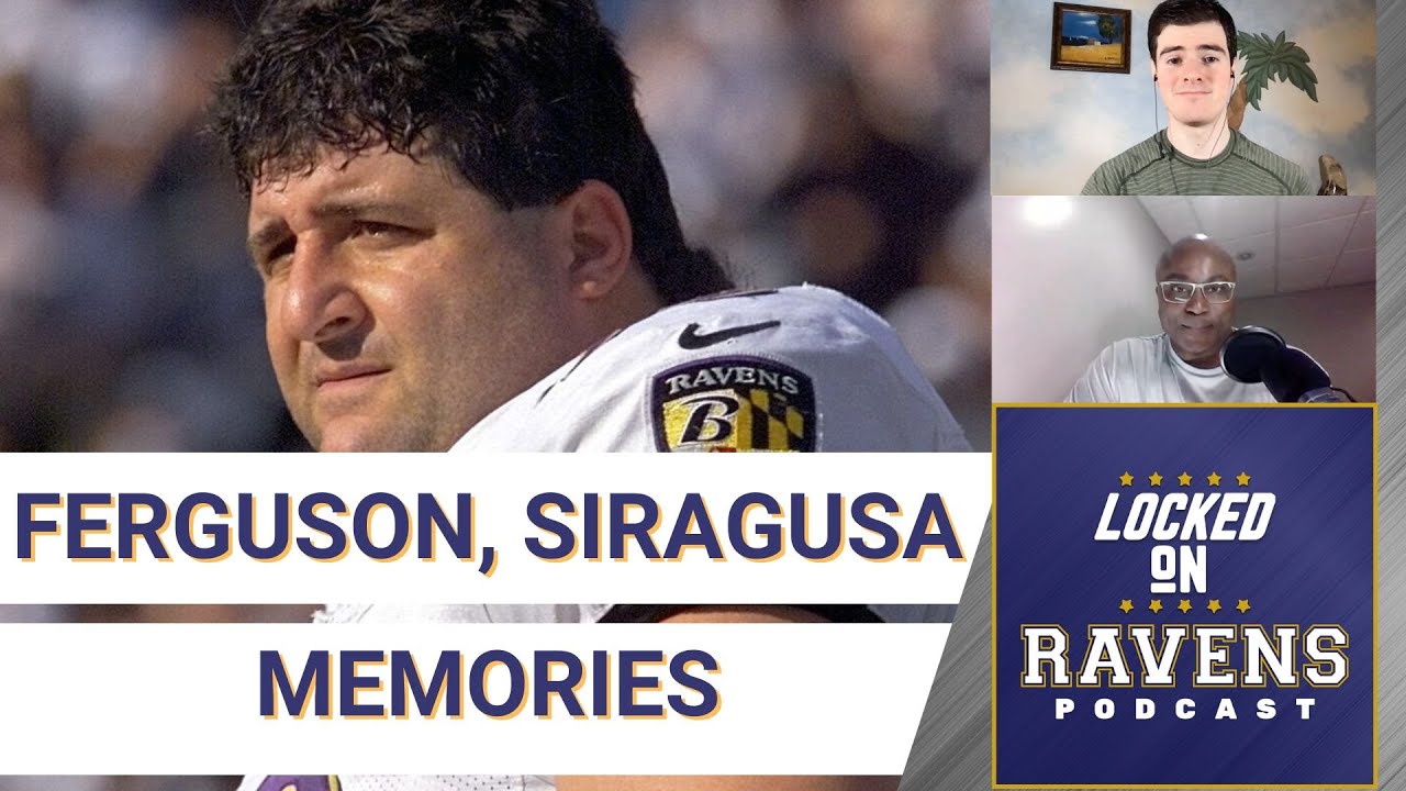 Sharing memories of Baltimore Ravens' Jaylon Ferguson and Tony Siragusa  with Qadry Ismail 