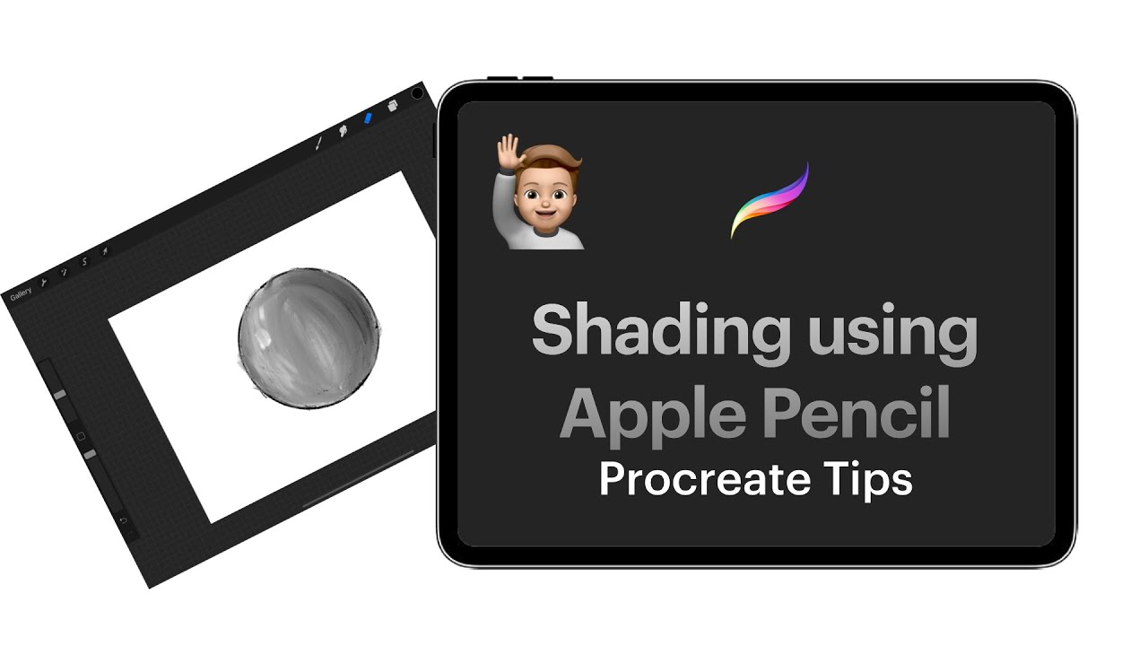How to add Shading using an Apple Pencil in Procreate - YouTube