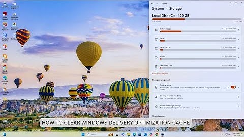 How to Clear Windows Delivery Optimization Cache