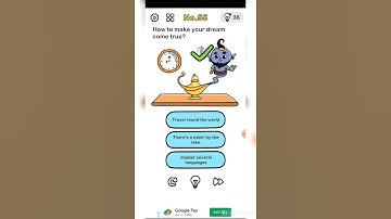 Brain out gameplay Level 55,How to make your dream come true?