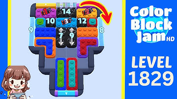 Color Block Jam Level 927 (1829) Solution Walkthrough