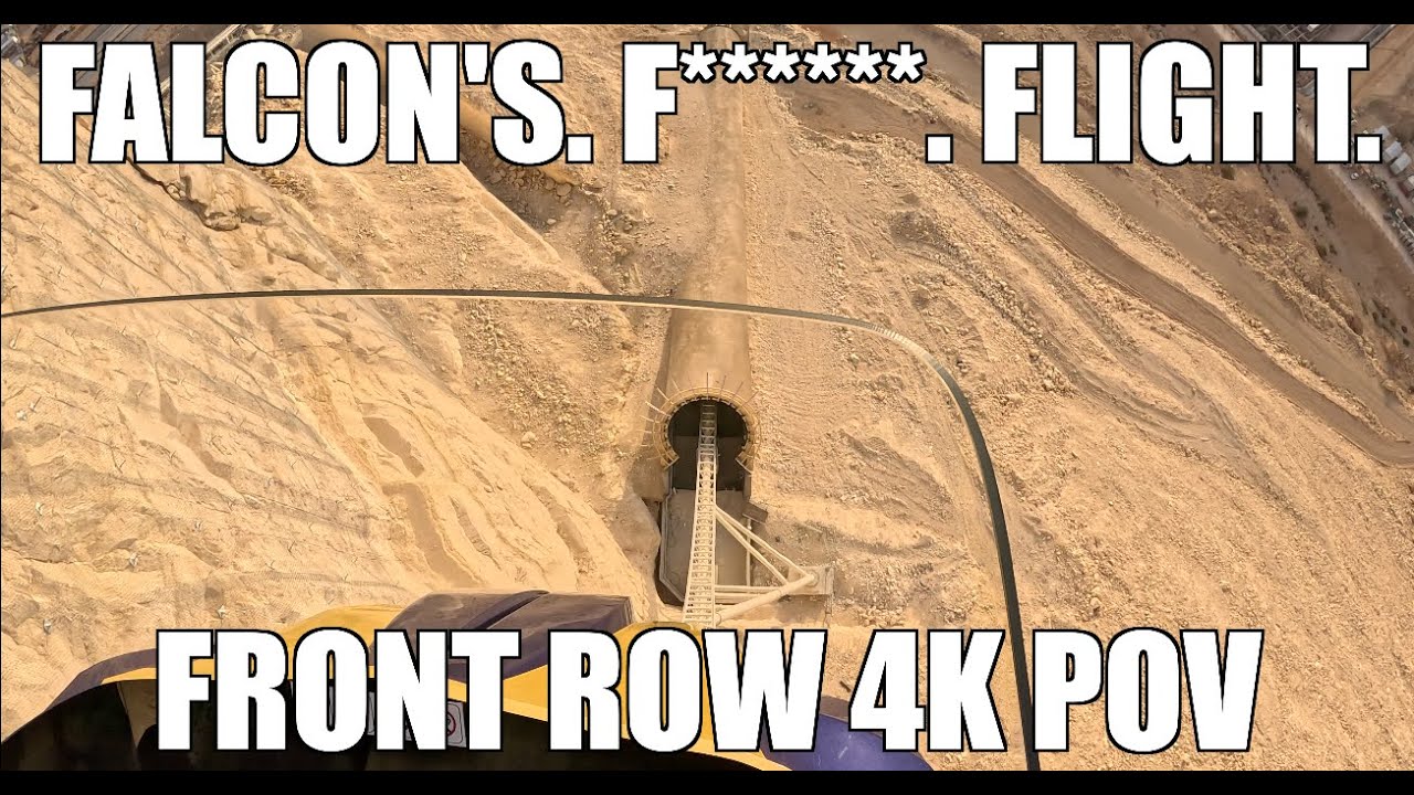 FALCON’S FLIGHT 4K FRONT ROW POV - Six Flags Qiddiya (WORLD’S FASTEST AND TALLEST ROLLER COASTER)