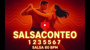 Salsa Practice with Groove – Fun Musical 123 567 Counting & Rhythm Breaks (80 BPM)