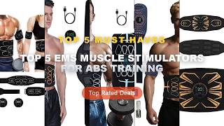 Top 5 Best Top 5 EMS Muscle Stimulators For Abs Training (Must Have!) - Muscle Toner Abdominal Tonin