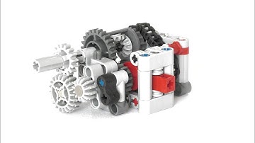 Lego Automatic Gearbox Idea - 3 Speed Hybrid | + Building Instructions | Lego Technic Mastery