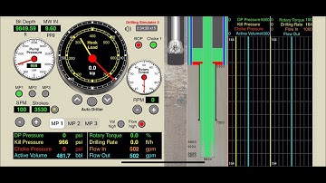 Drilling Simulator 3 (iOS App) | Filling the Marine Riser’s Annulus with KMW (Subsea Stack)