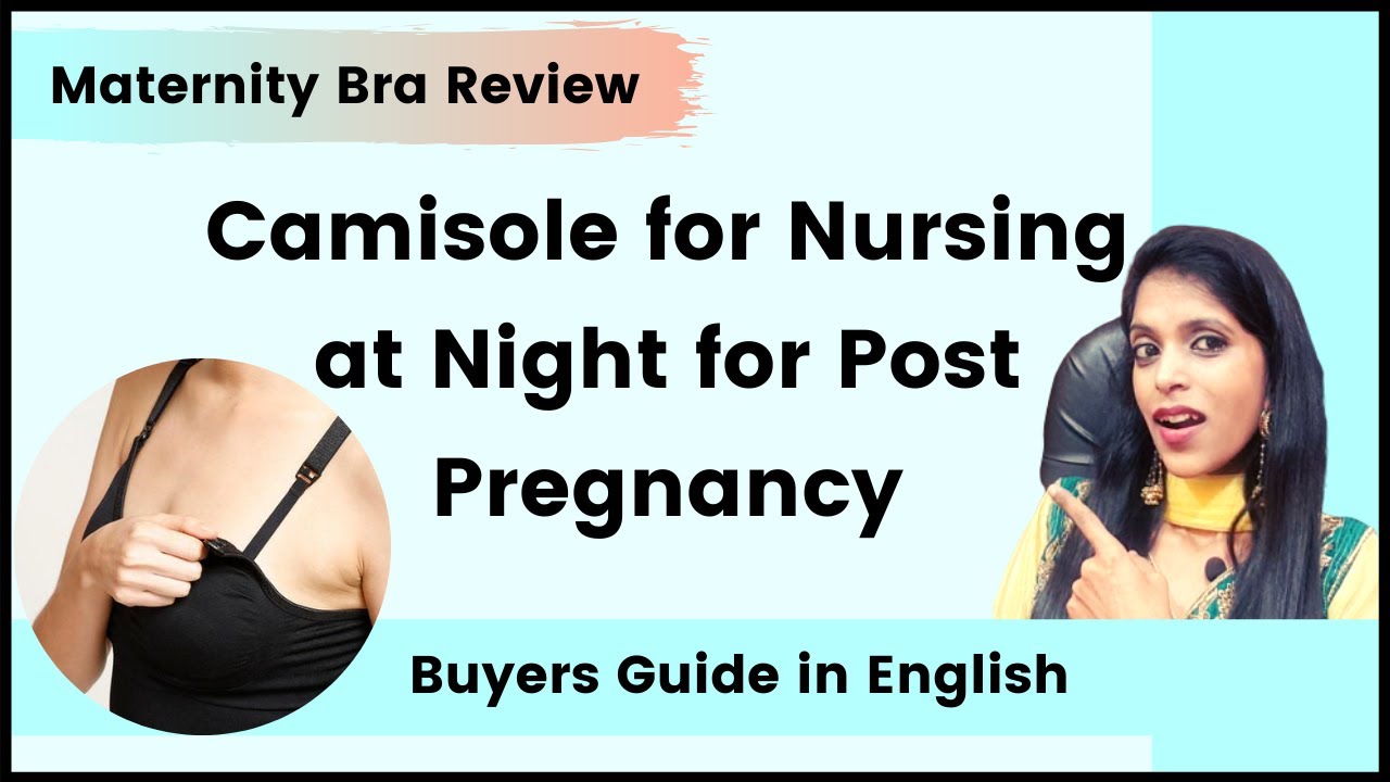 Pregnancy Nightwear for sleeping|Zivame Maternity Camisole Review for Nursing at Night PostPregnancy