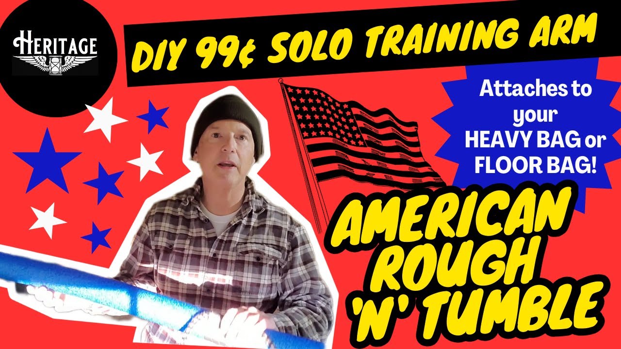 99Cent DIY Martial Arts Solo Training Arm for Your Heavy Bag or Floor