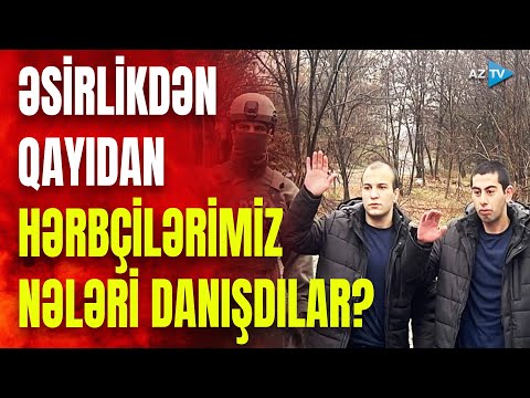 Əsirlərimizin dəyişdirilməsindən ANBAAN GÖRÜNTÜLƏR: Aqşin və Hüseyn nələri dedi?