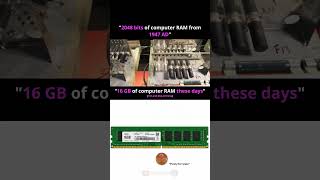 Computer RAM Evolution 🖥️🤯