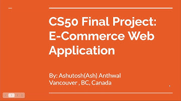 CS50 Final Project: Ecommerce Web Application