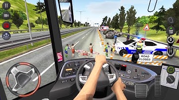 Scary Bus Game City Accident 🚍👮🏻‍♂️ Bus Simulator : Ultimate Multiplayer Bus Wheels Games Android 3D